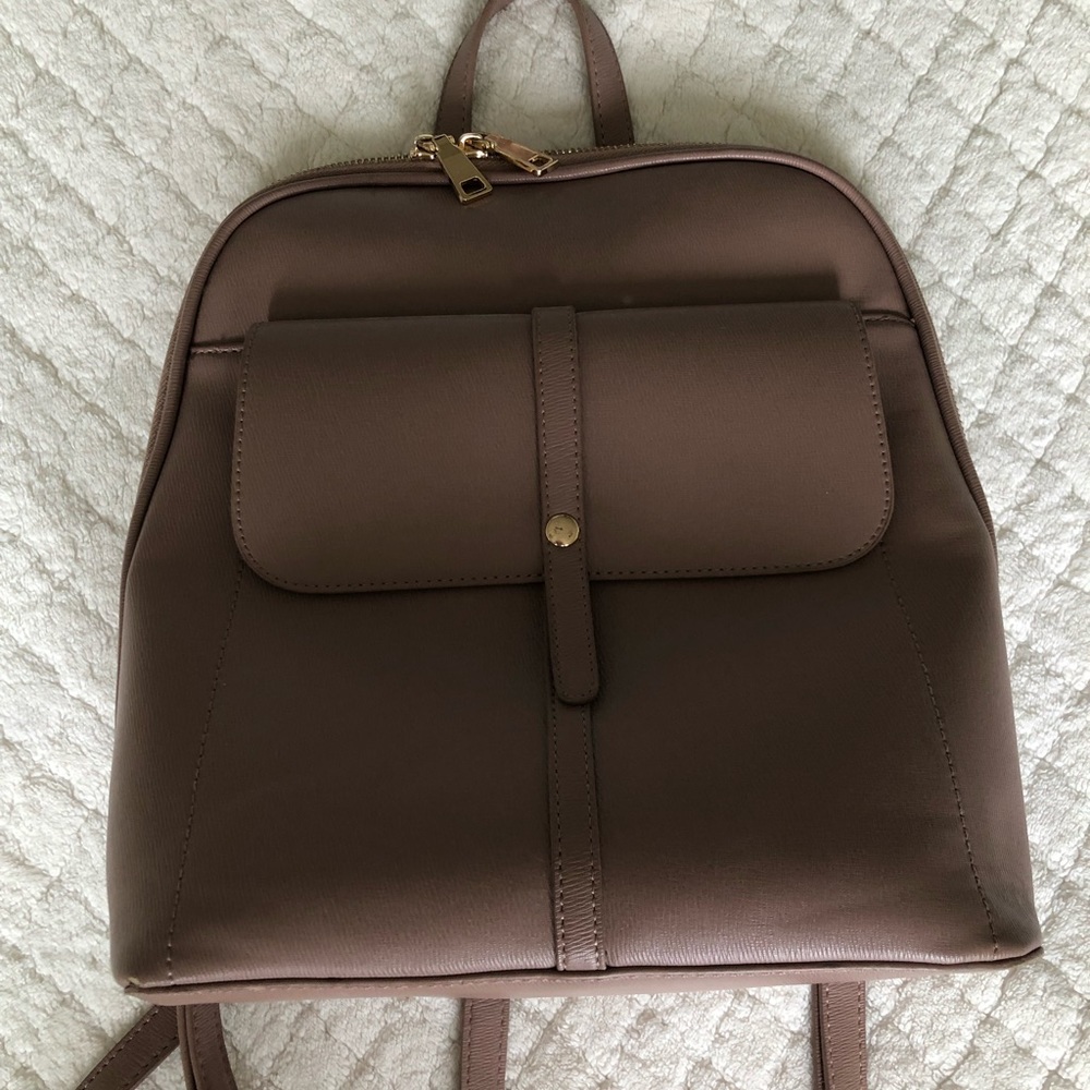 NEW dusty rose backpack purse